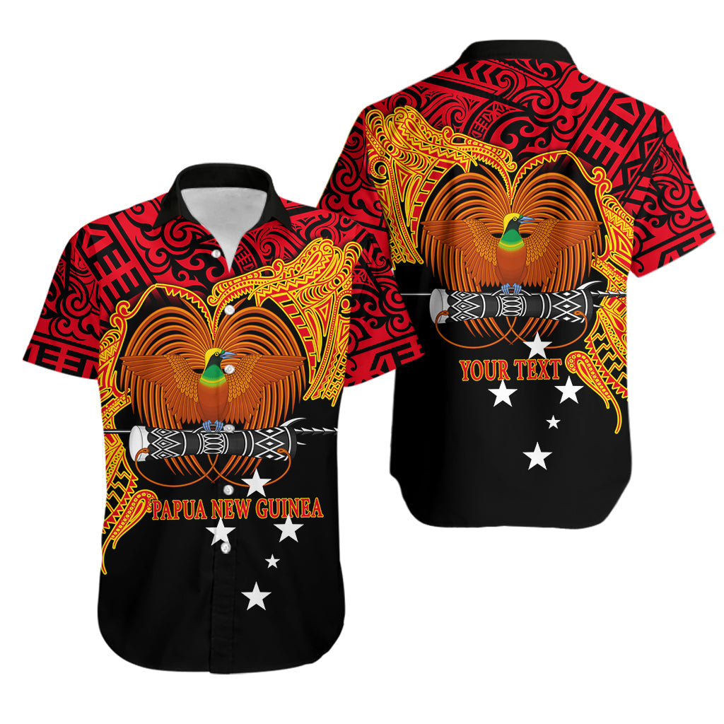 Custom Personalised Papua New Guinea Hawaiian Shirt Bird Of Paradise