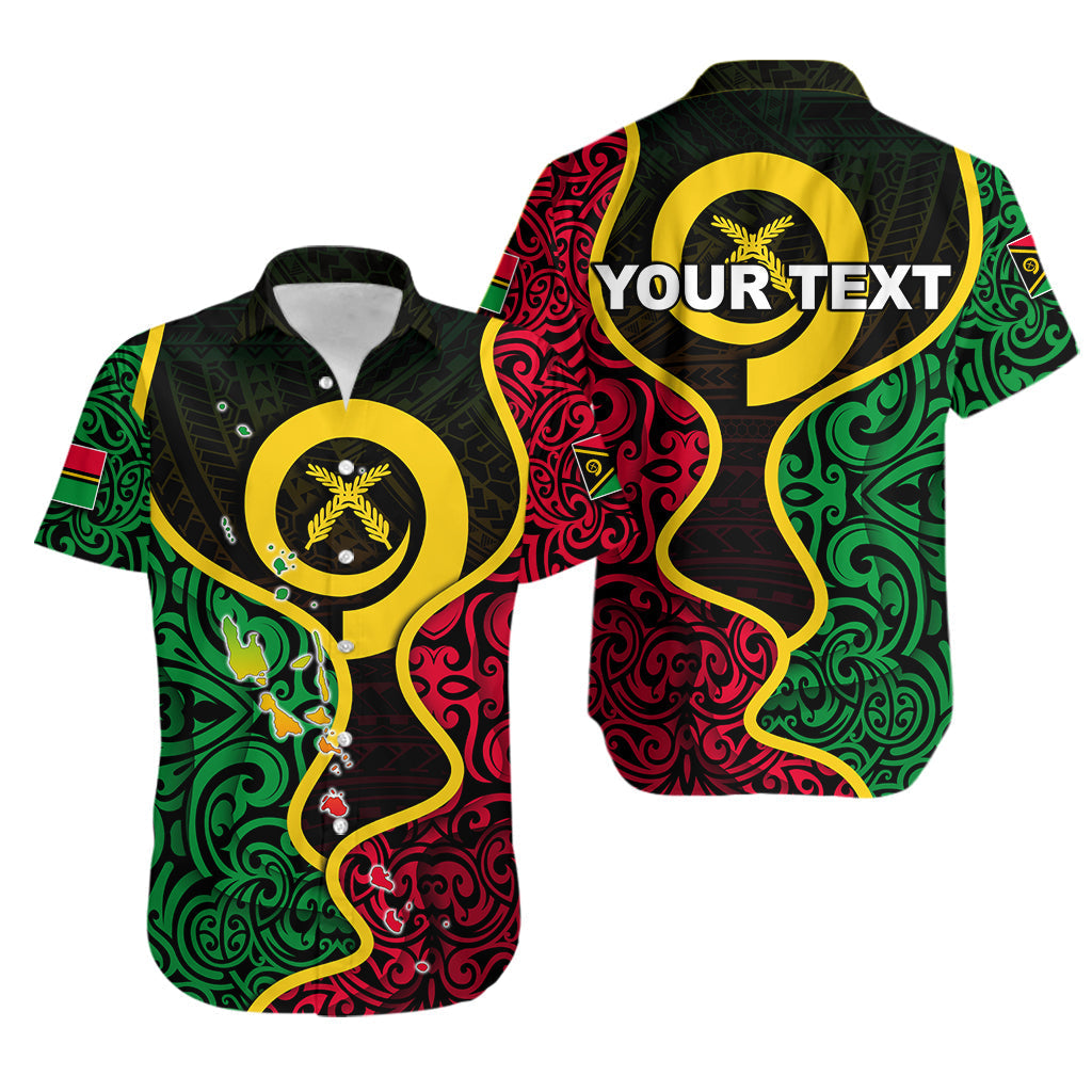 Custom Personalised Vanuatu Hawaiian Shirt Flag Special Style