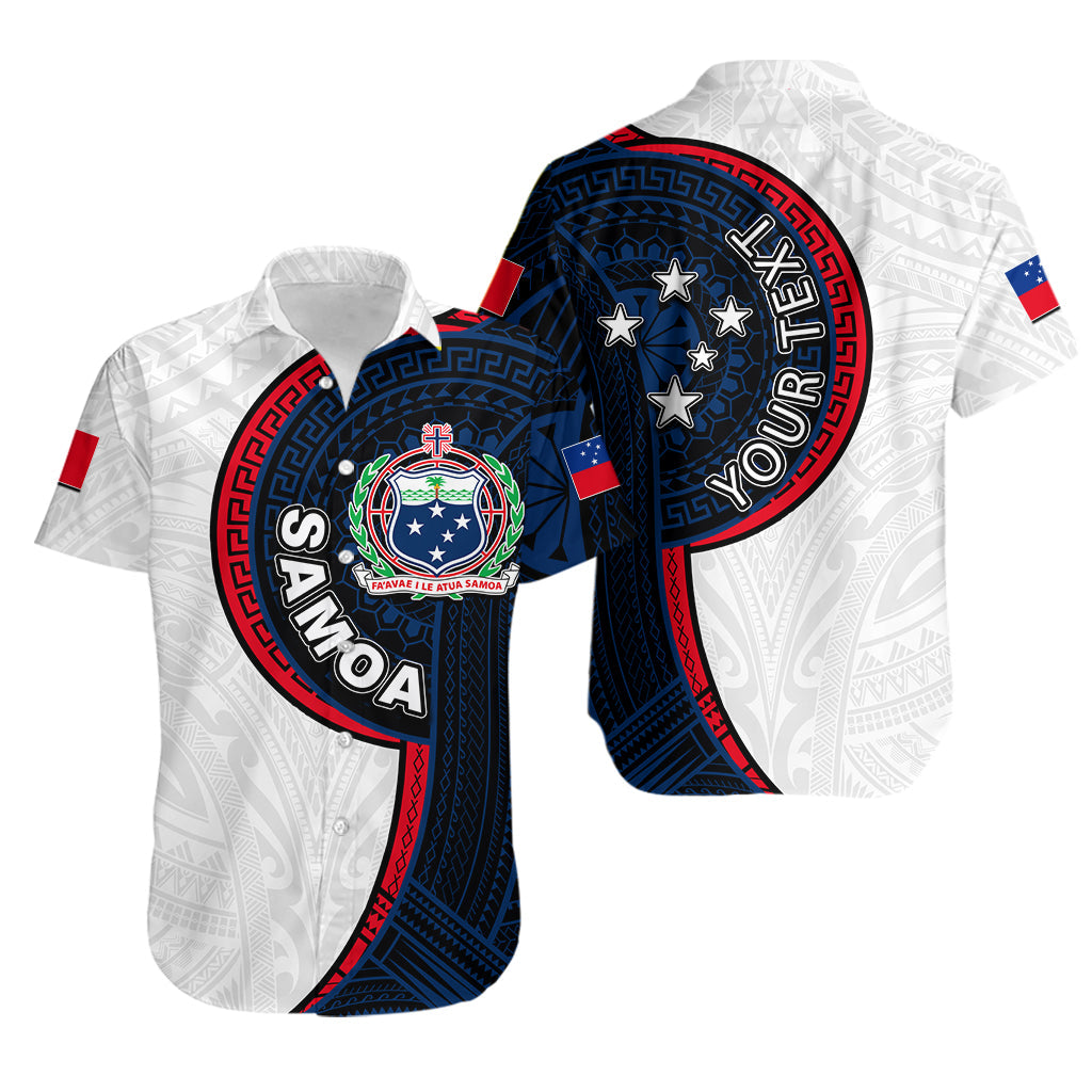 Custom Personalised Samoa Tribal Tattoo Hawaiian Shirt No.3