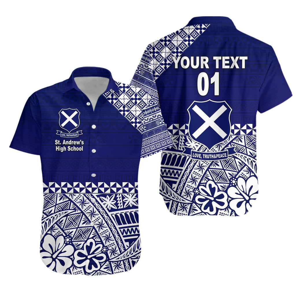 Custom Personalised St. Andrew's High School Hawaiian Shirt Tonga Kupesi Vibes
