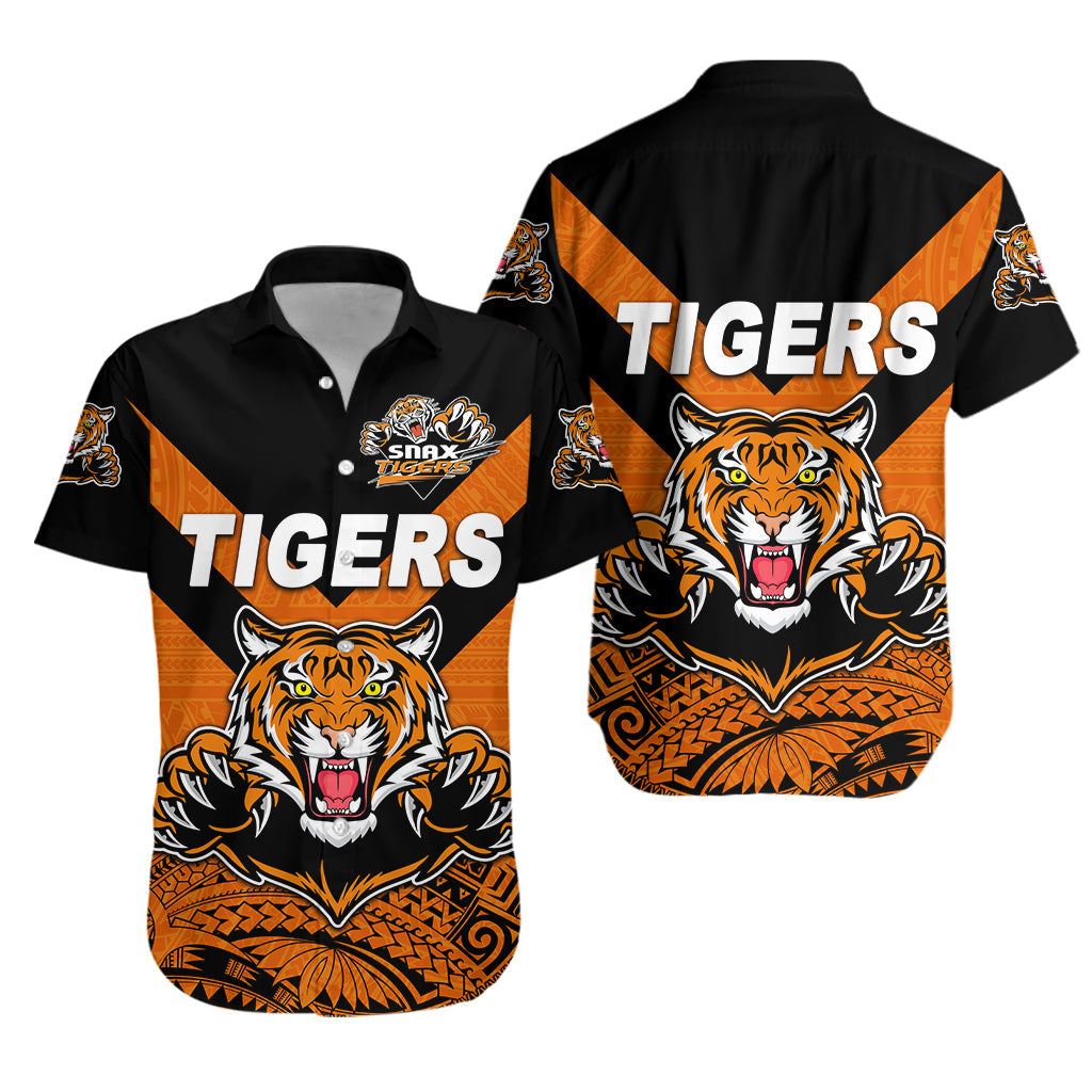 Papua New Guinea Lae Snax Tigers Hawaiian Shirt Rugby Original Style - Orange