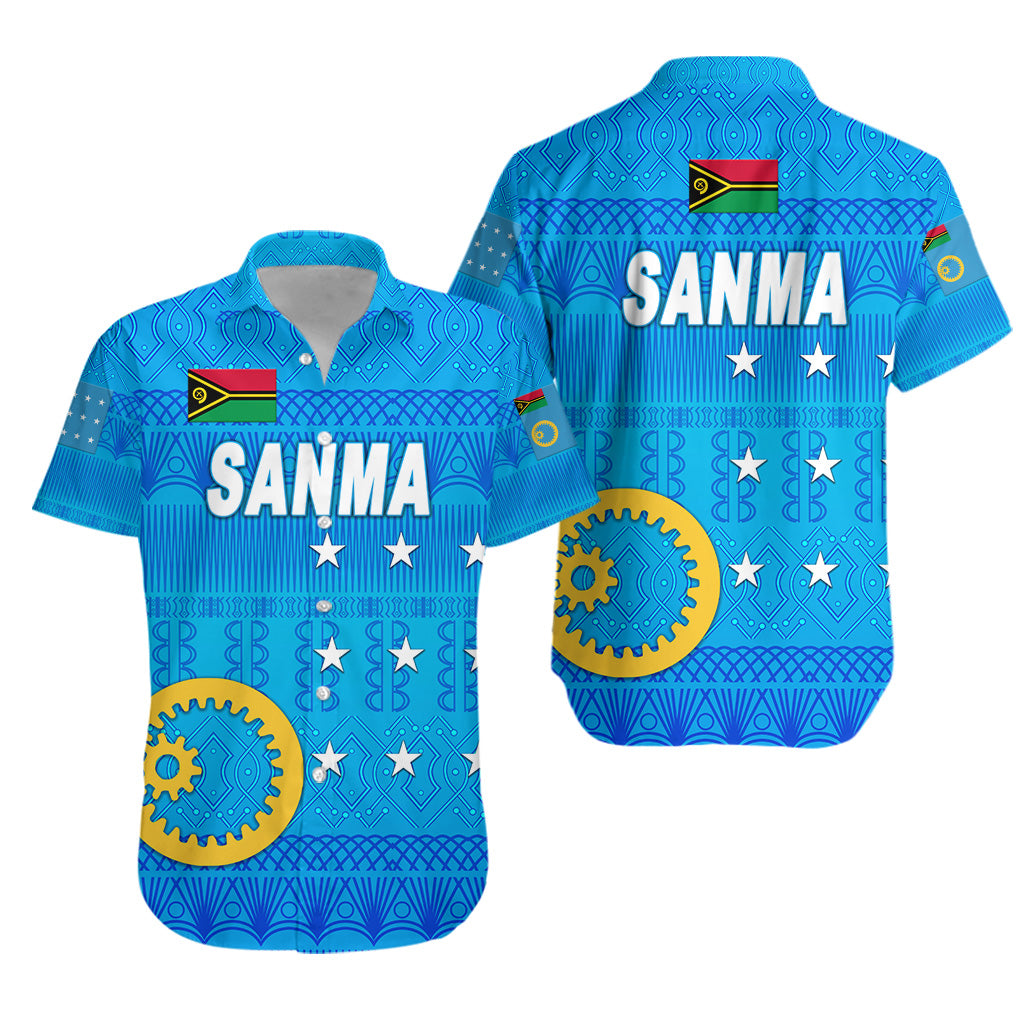 Sanma Province Hawaiian Shirt Vanuatu Pattern Traditional Style