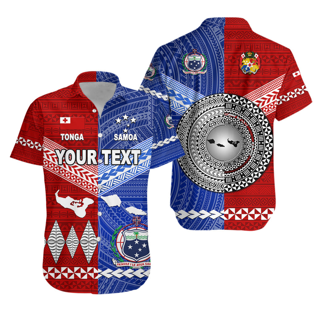 Custom Personalised Tonga And Samoa Together Hawaiian Shirt Unique Style