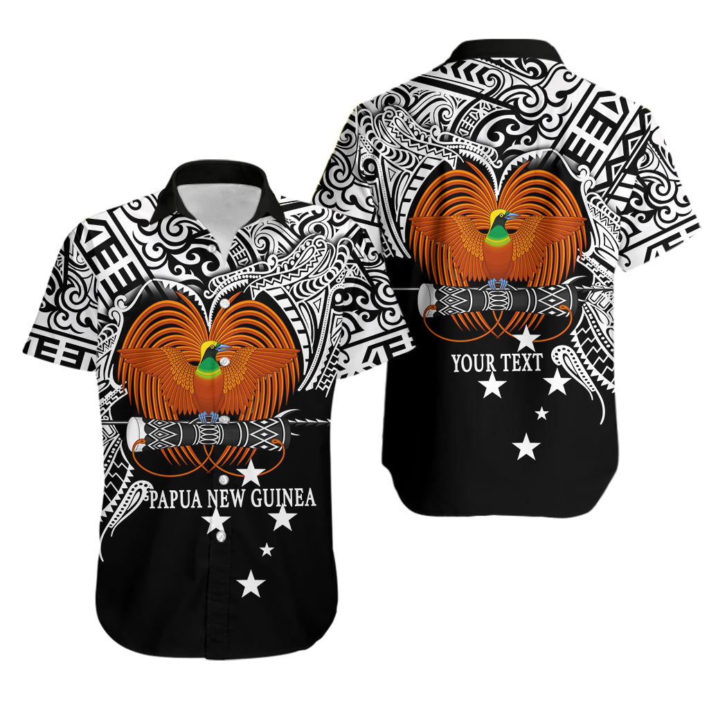 Custom Personalised Papua New Guinea Hawaiian Shirt Bird Of Paradise White Color