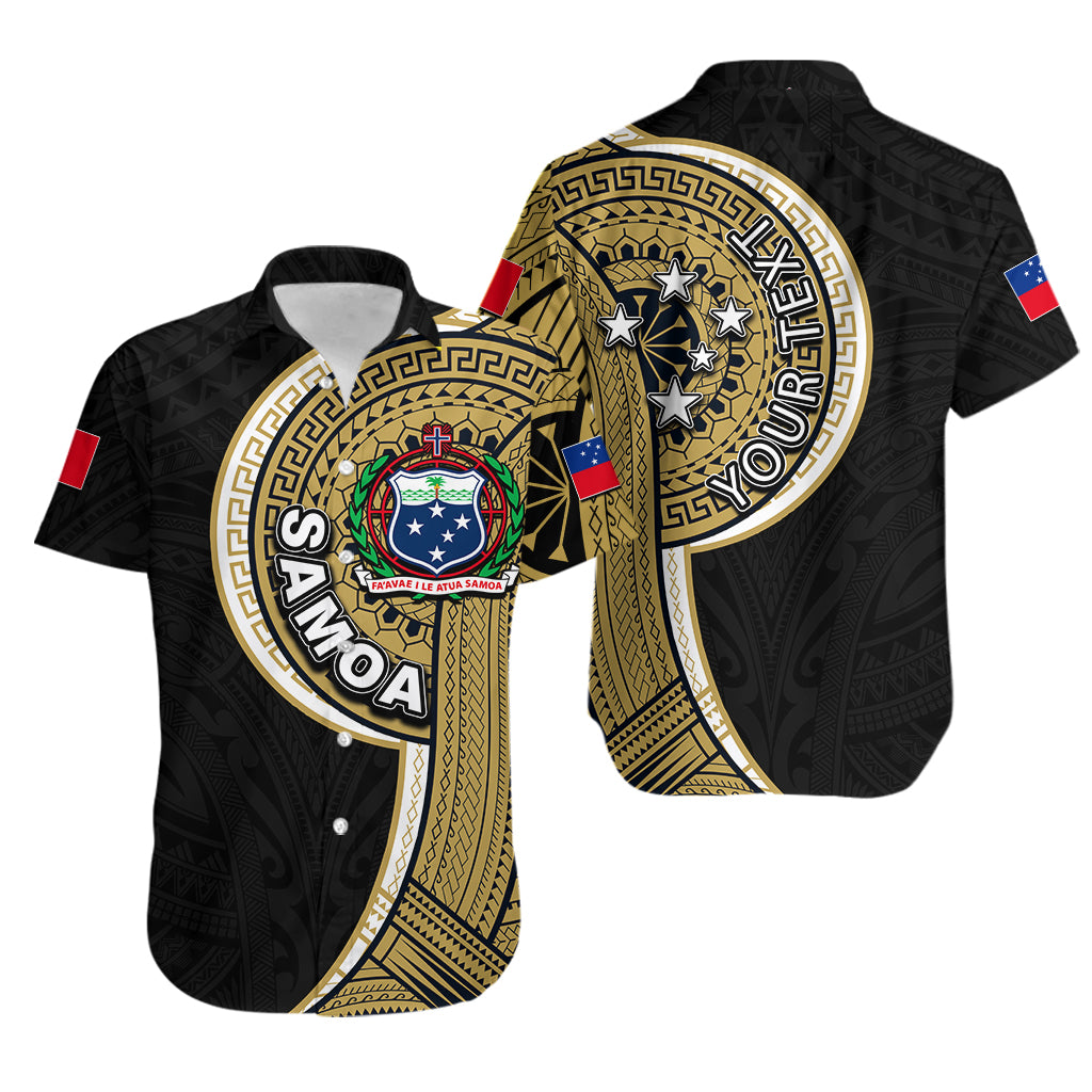 Custom Personalised Samoa Tribal Tattoo Hawaiian Shirt No.2
