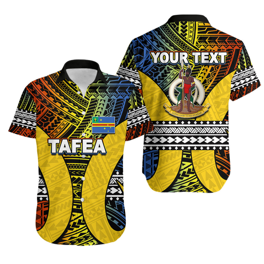 Custom Personalised Polynesian Tafea Of Vanuatu Hawaiian Shirt