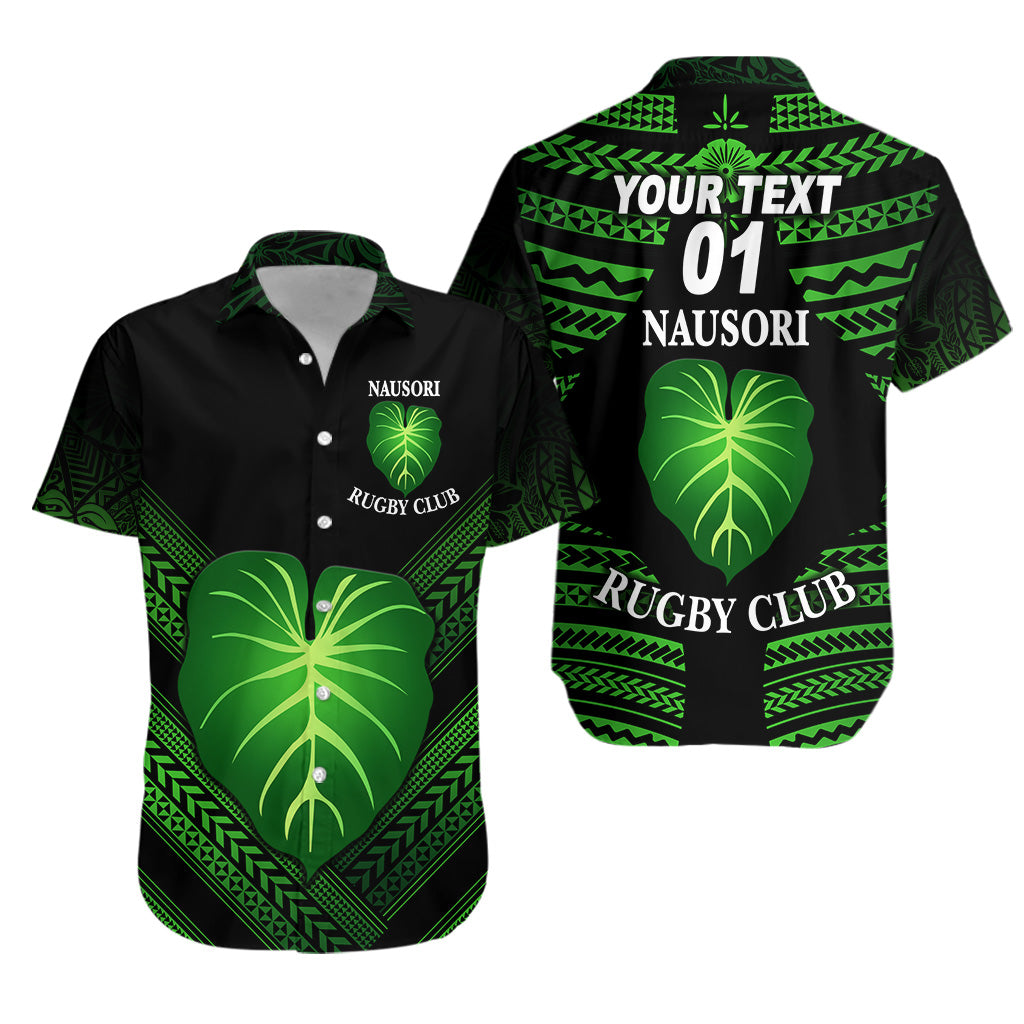 Custom Personalised Fiji Nausori Rugby Hawaiian Shirt Creative Style NO.1, Custom Text And Number