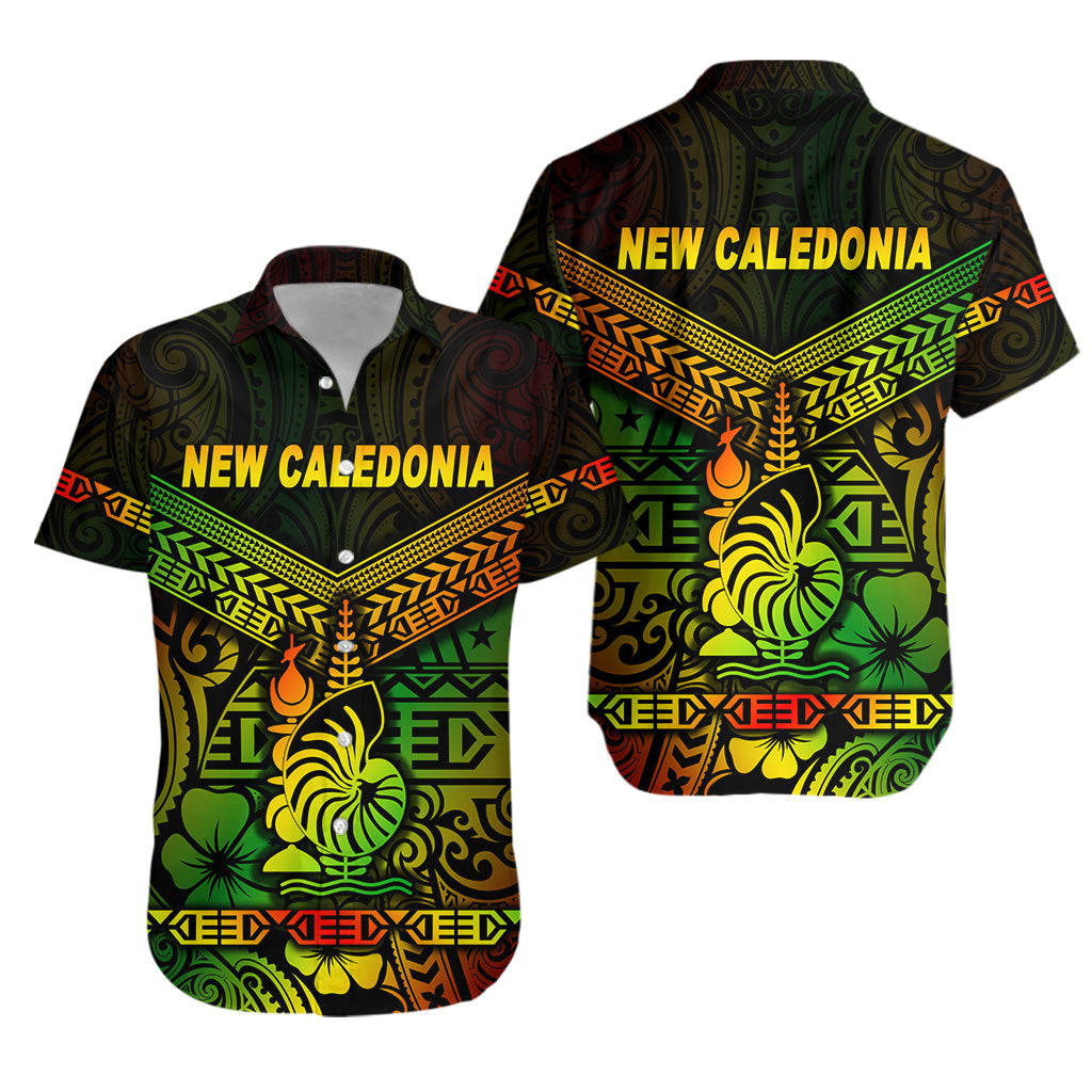 New Caledonia Hawaiian Shirt Simple Style - Reggae