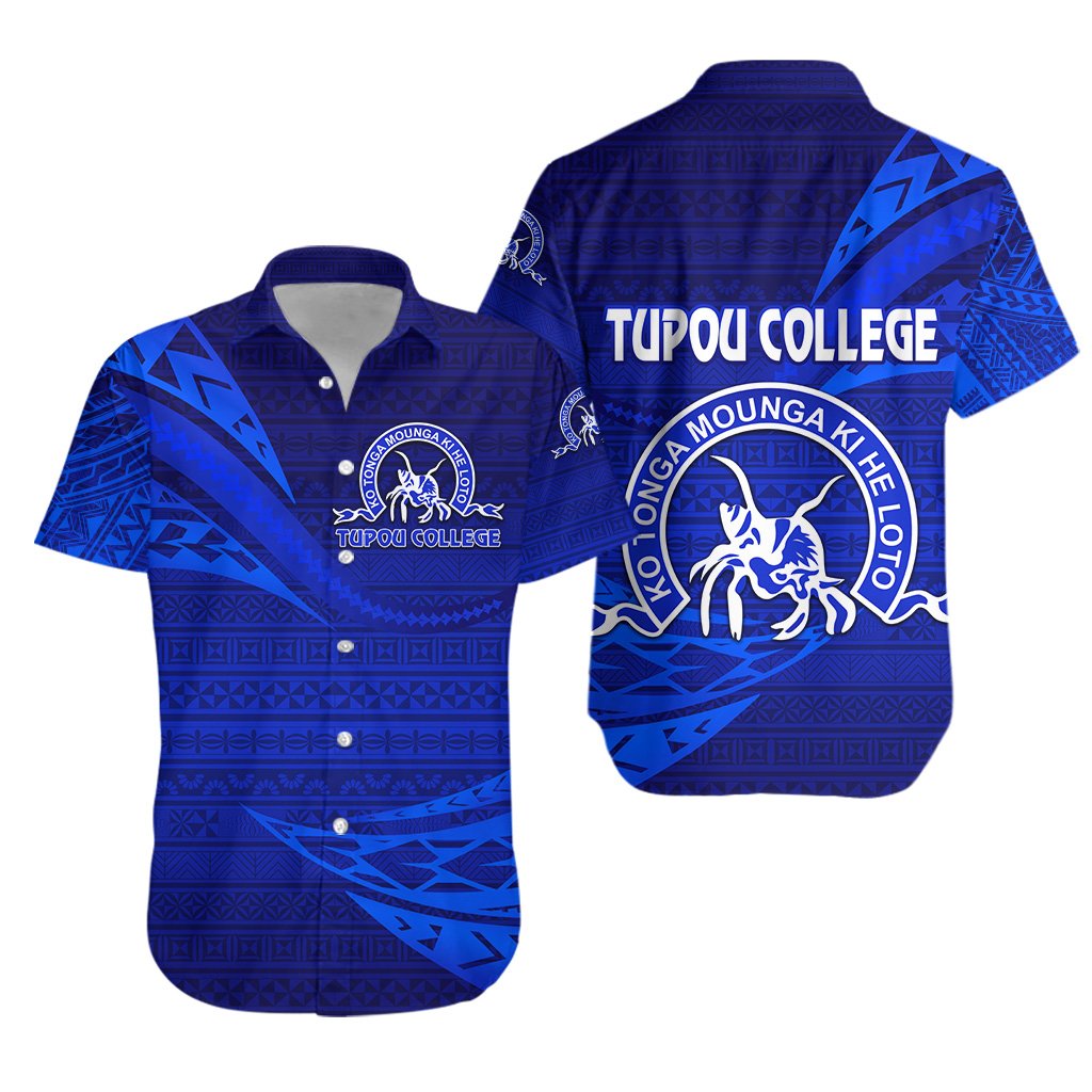 Kolisi Ko Tupou College Tonga Hawaiian Shirt Unique Version - Full Blue