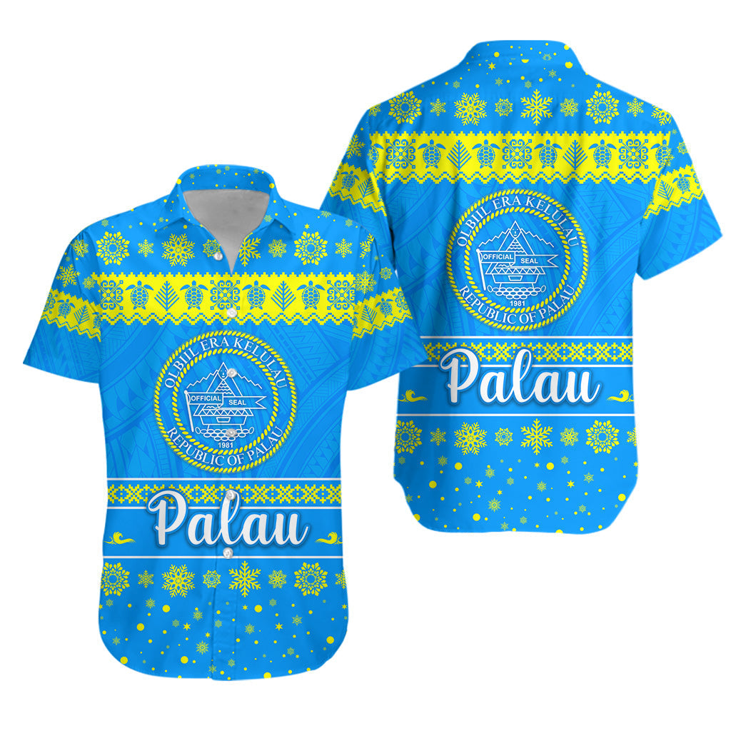 Palau Christmas Hawaiian Shirt Simple Style