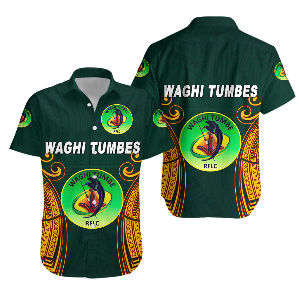 Papua New Guinea Waghi Tumbes T Shirt Rugby - Green