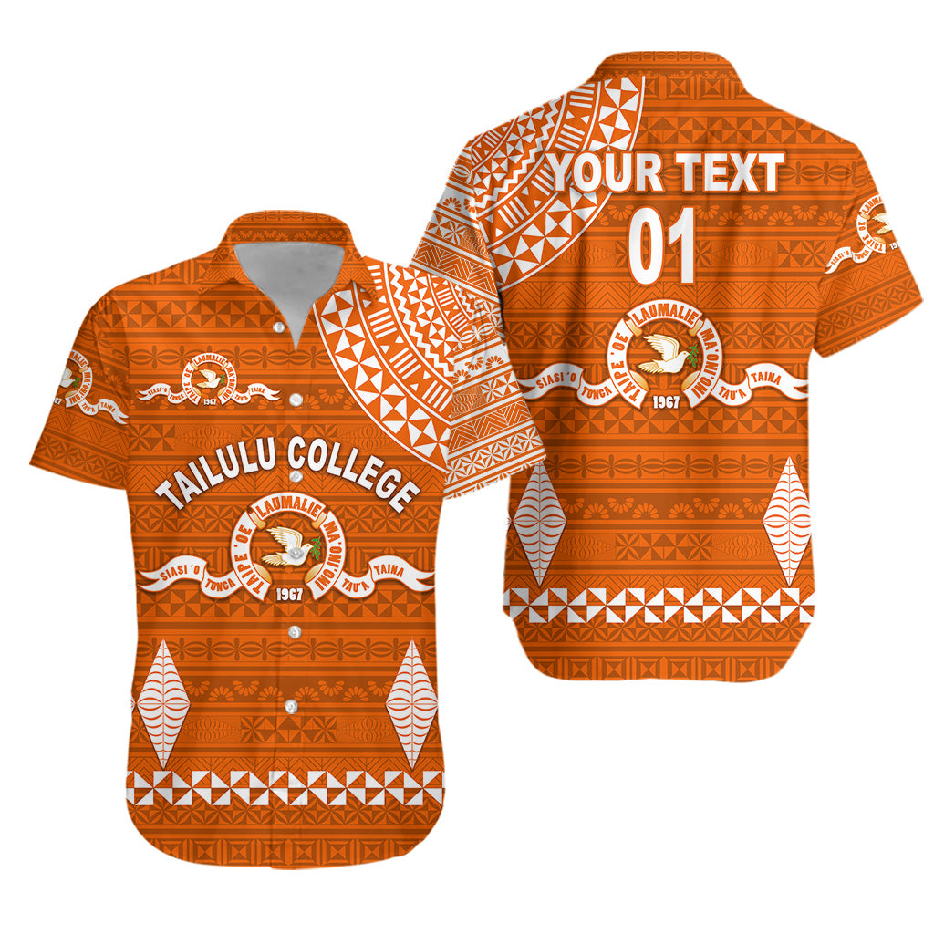 Custom Personalised Tonga Tailulu College Hawaiian Shirt Simple Style