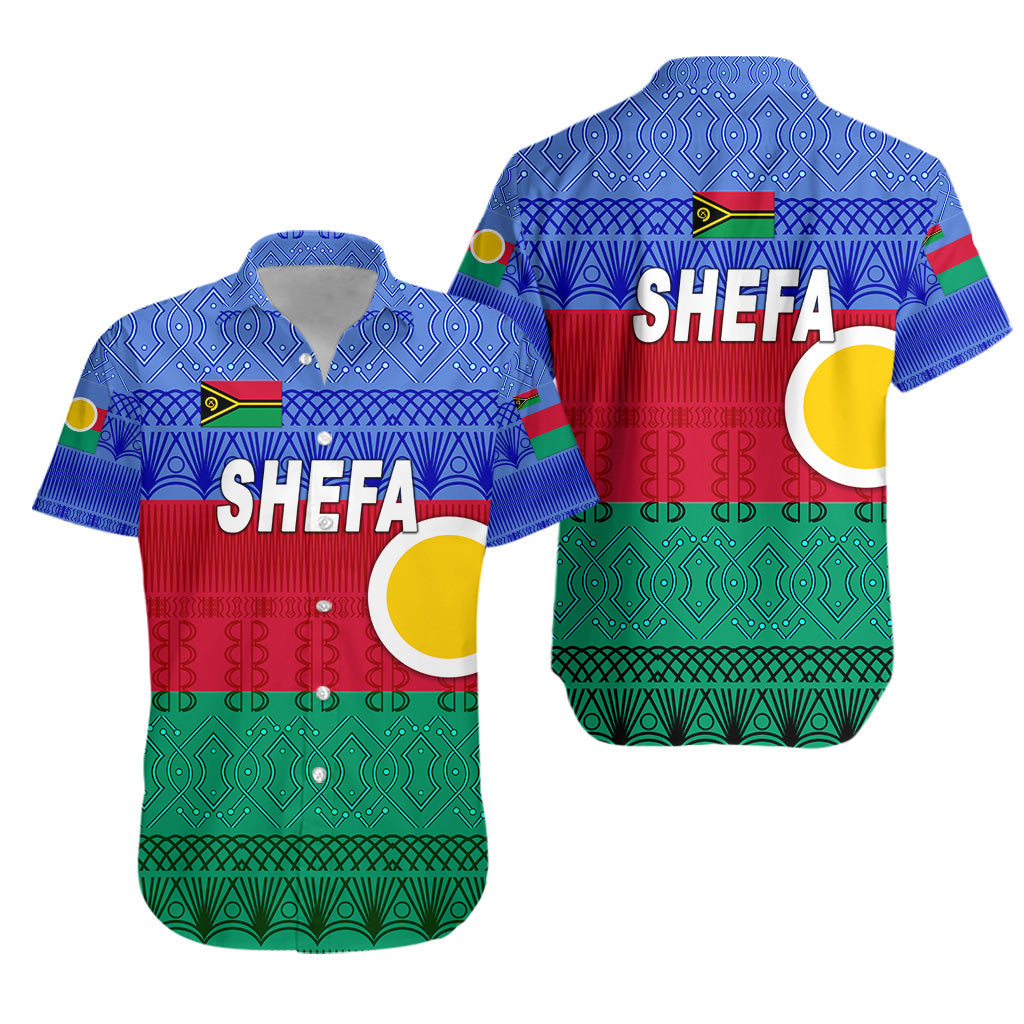 Shefa Province Hawaiian Shirt Vanuatu Pattern Traditional Style