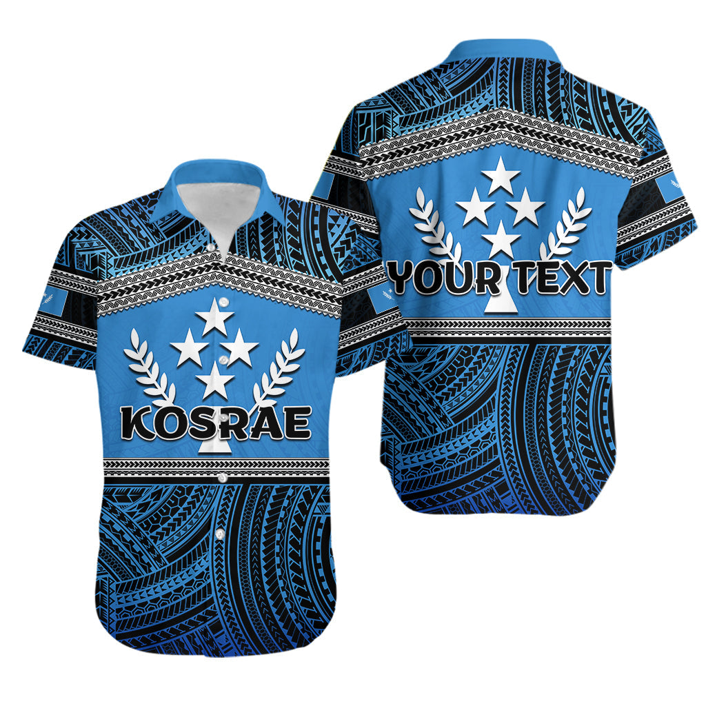 Custom Personalised Kosrae Hawaiian Shirt Polynesian Patterns