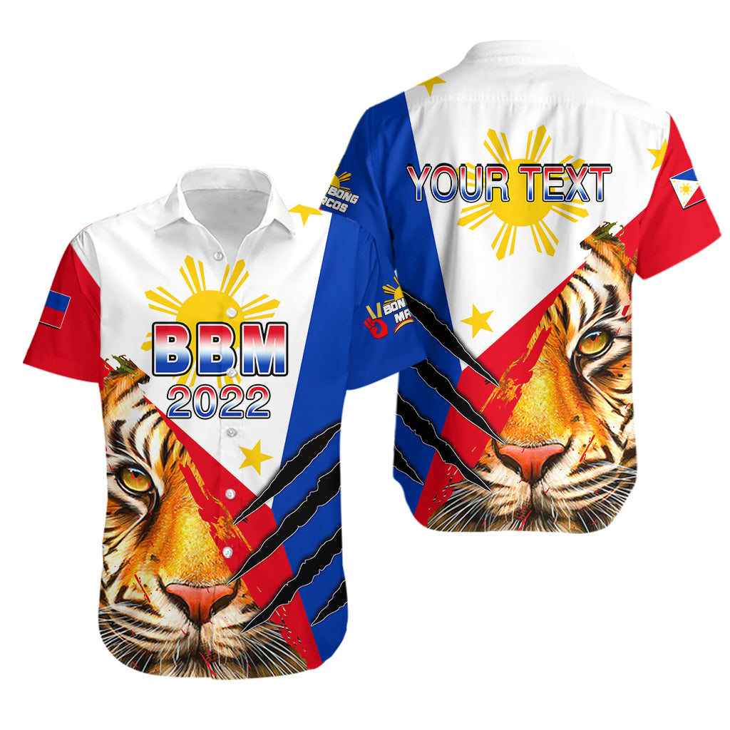 Custom Personalised Philippines Hawaiian Shirt BBM 2022 Tiger Of The North
