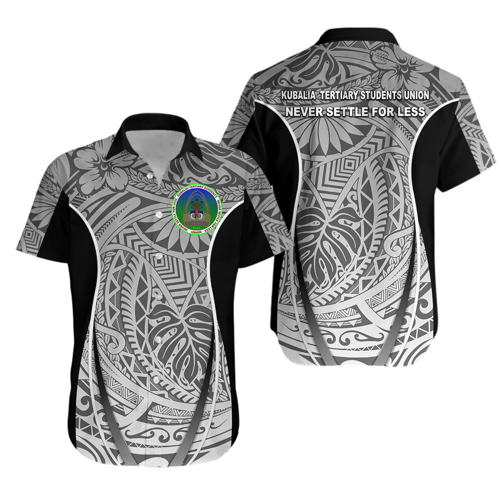 Papua New Guinea Kubalia Tertiary Students Union Hawaiian Shirt Gray