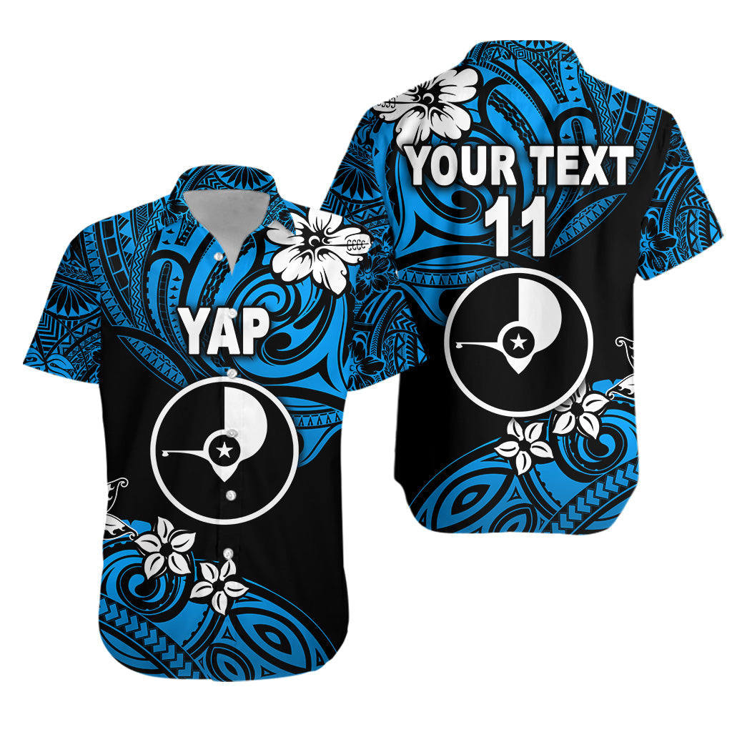 Custom Personalised FSM Yap Hawaiian Shirt Unique Vibes - Blue