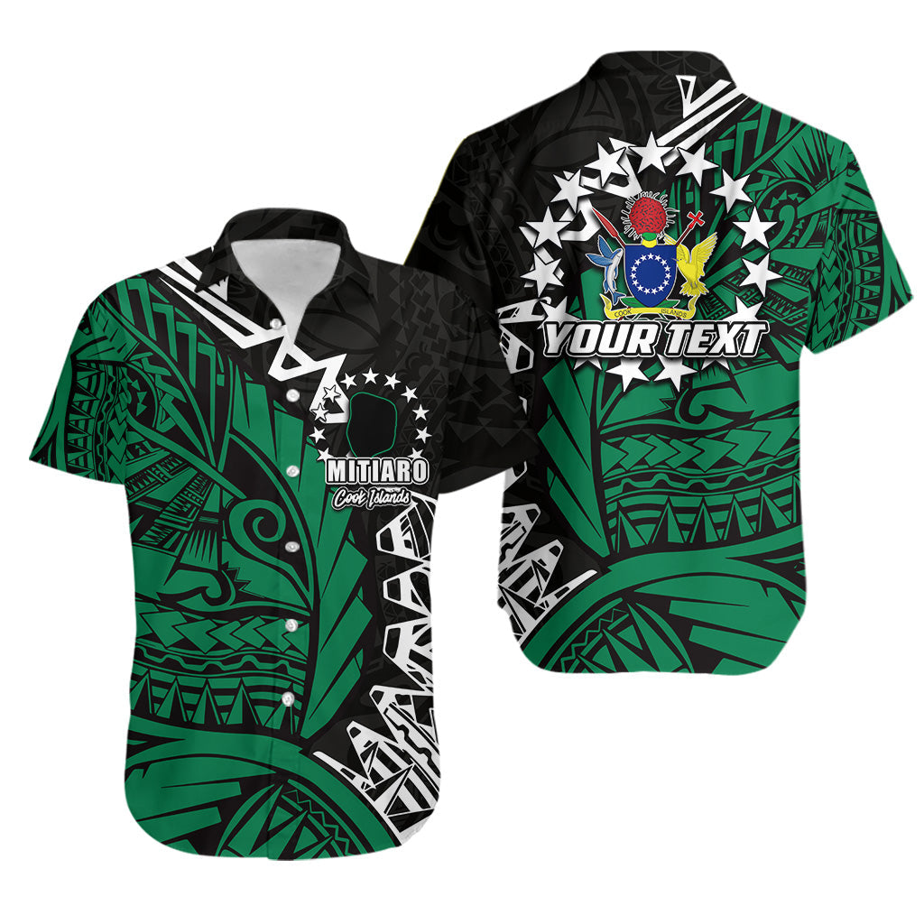 Custom PersonalisedCook Islands Hawaiian Shirt Mitiaro Polynesian Style
