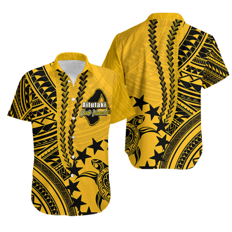 Cook Islands Aitutaki Polynesian Hawaiian Shirt