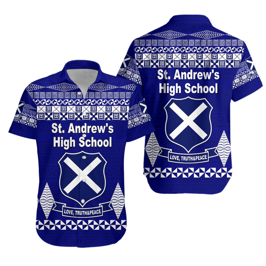St. Andrew's High School Hawaiian Shirt Simple Tongan Kupesi