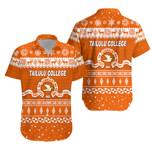 Tailulu College Christmas Hawaiian Shirt Simple Style