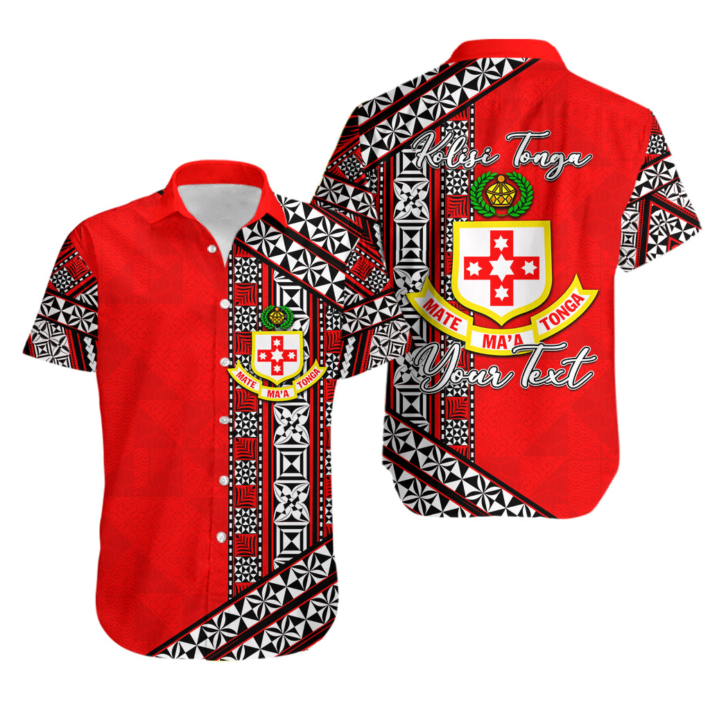 Custom Personalised Kolisi Tonga Hawaiian Shirt Tonga Patterns Style