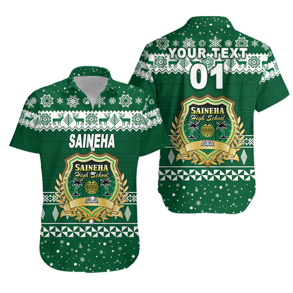 Custom Personalised Saineha High School Christmas Hawaiian Shirt Simple Style