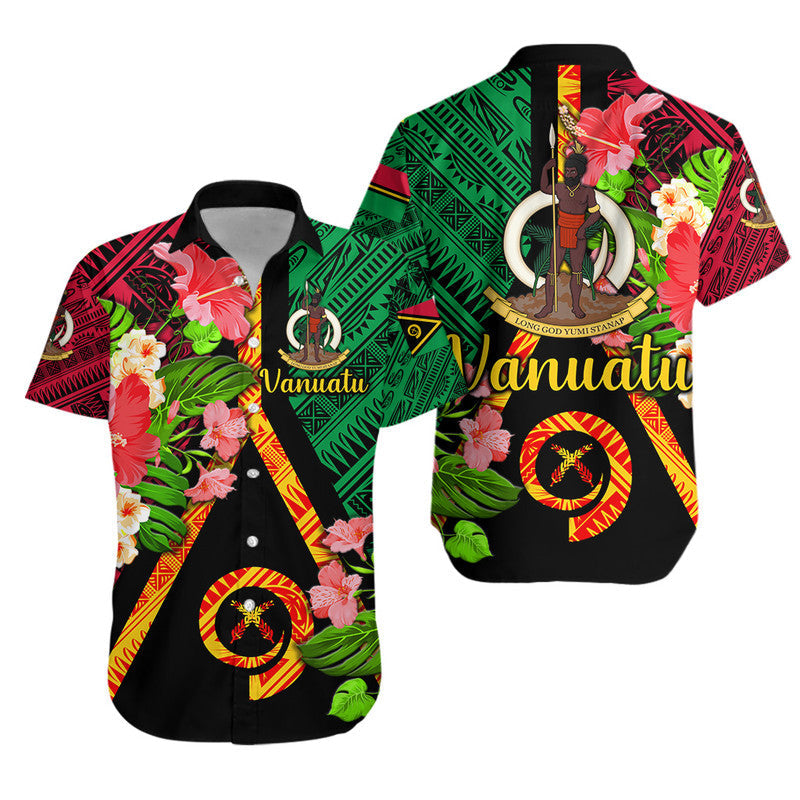 Vanuatu Hawaiian Shirt Independence Be Proud Vanuatu Flag