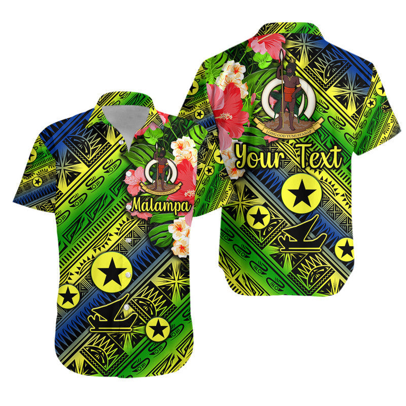 Custom Personalised Vanuatu Malampa Hawaiian Shirt Independence Be Proud
