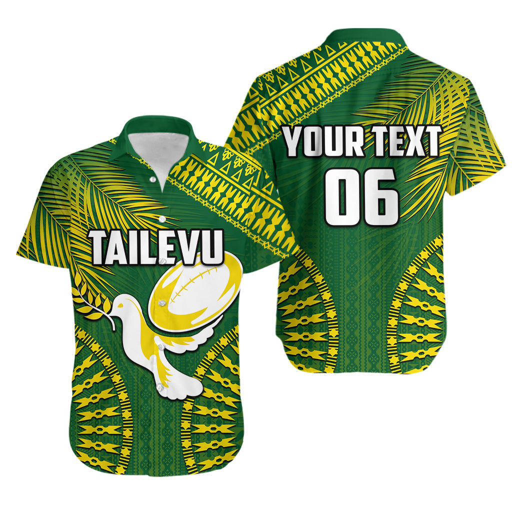 Custom Personalised And Number Tailevu Fiji Rugby Hawaiian Shirt