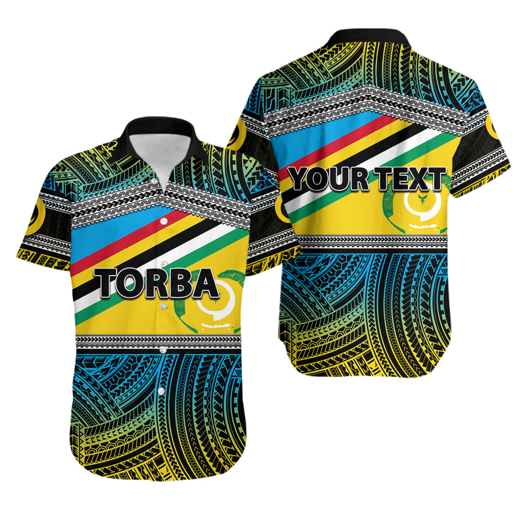 Custom PersonalisedTorba Province Hawaiian Shirt Of Vanuatu Polynesian Patterns