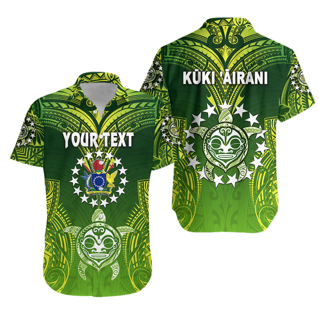 Custom Personalised Cook Islands Hawaiian Shirt Happy Independence Anniversary