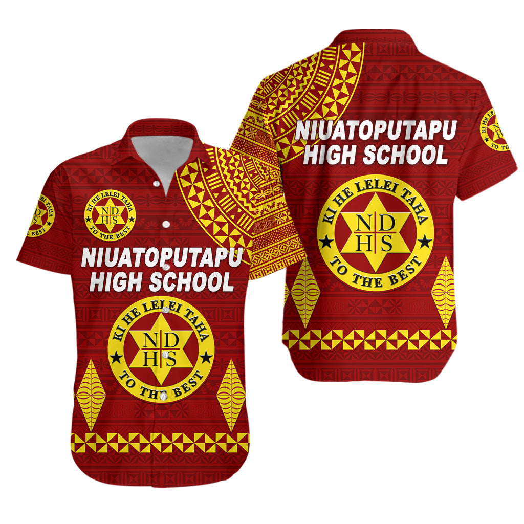 Tonga Niuatoputapu High School Hawaiian Shirt Simple Style