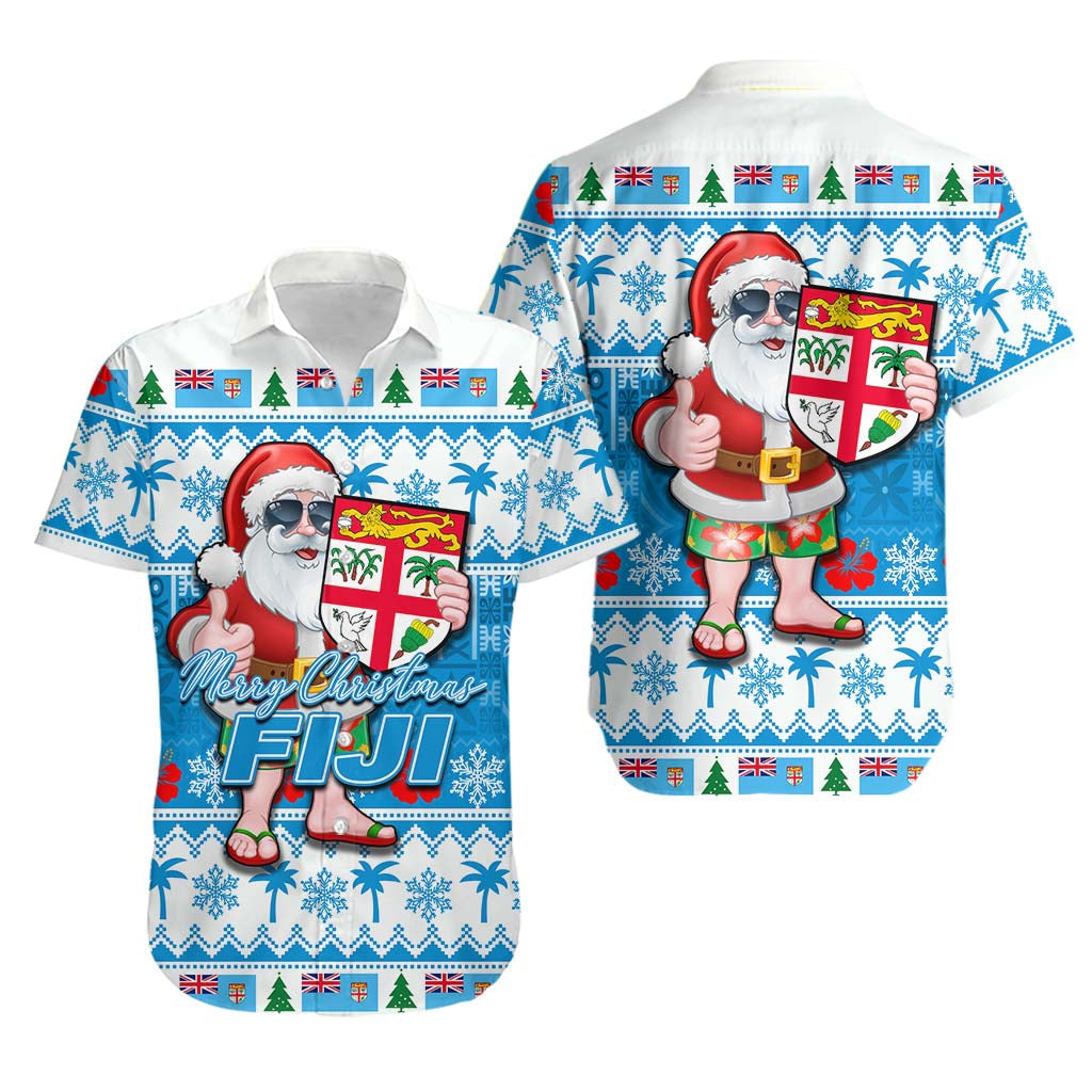 Fiji Christmas Hawaiian Shirt Cool Santa Claus