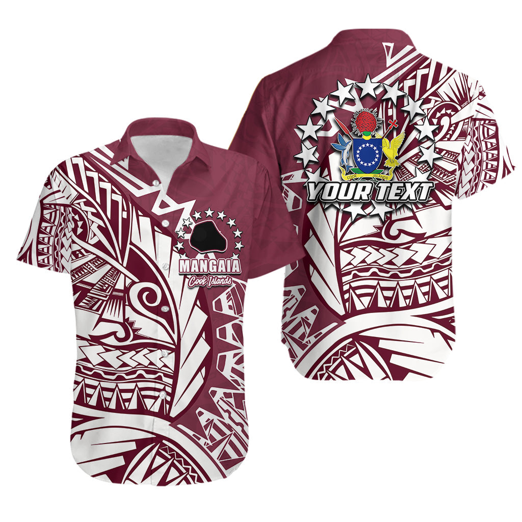 Custom PersonalisedCook Islands Hawaiian Shirt Mangaia Polynesian Style