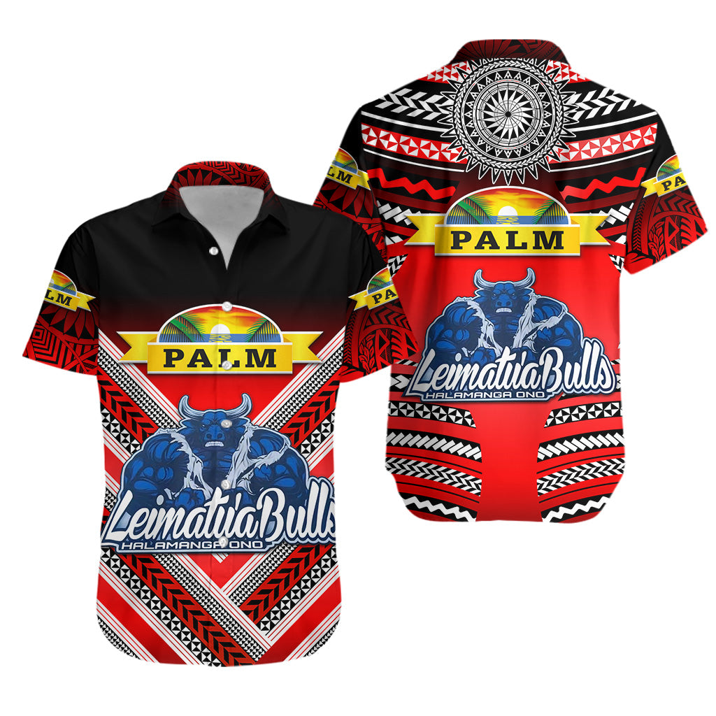 Mate Ma'a Tonga Hawaiian Shirt Leimatu'a Bulls Creative Style - Red