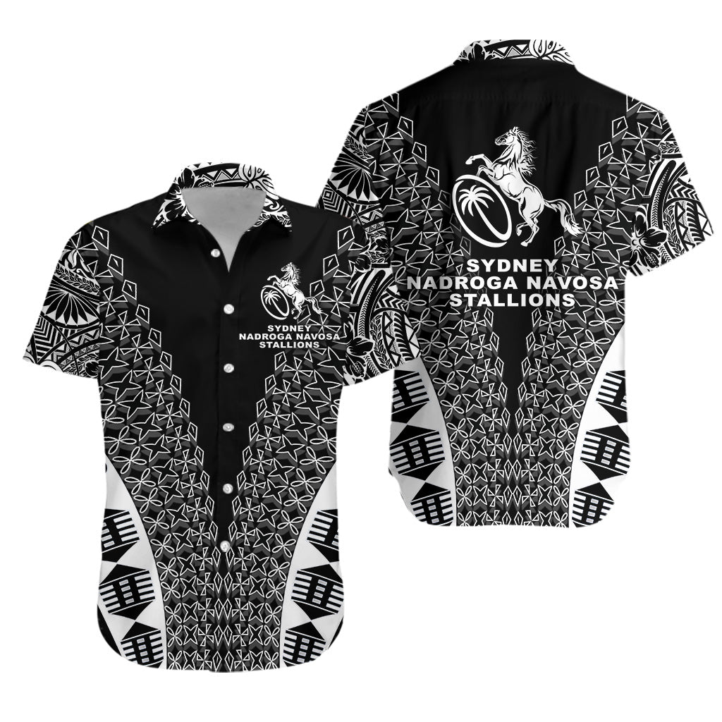 Fiji Rugby Hawaiian Shirt Sydney Nadroga Navosa Stallions Tapa Vibes