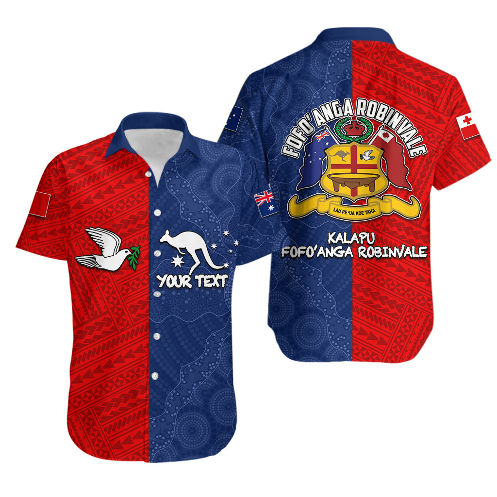 Custom Personalised Kalapu Fofoanga Robinvale Hawaiian Shirt Half Style