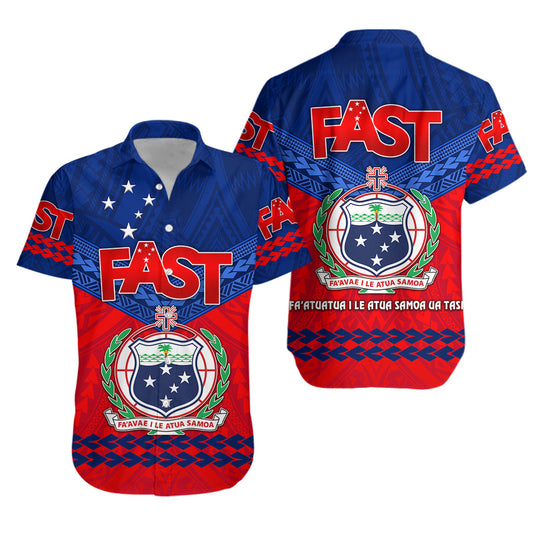 Samoa FAST Party Hawaiian Shirt Simple Style
