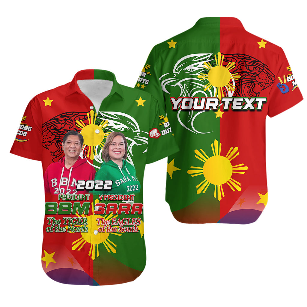 Custom PersonalisedPhilippines Hawaiian Shirt BBM AND SARA 2022