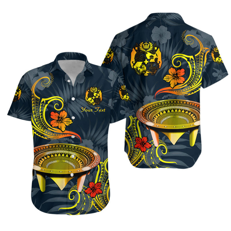 Custom Personalised Tonga Kumete Kava Bowl Hawaiian Shirt Sila Vibes - Gradient