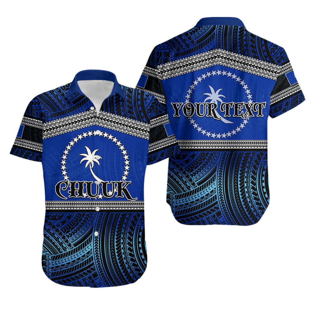 Custom Personalised Chuuk Hawaiian Shirt Polynesian Patterns