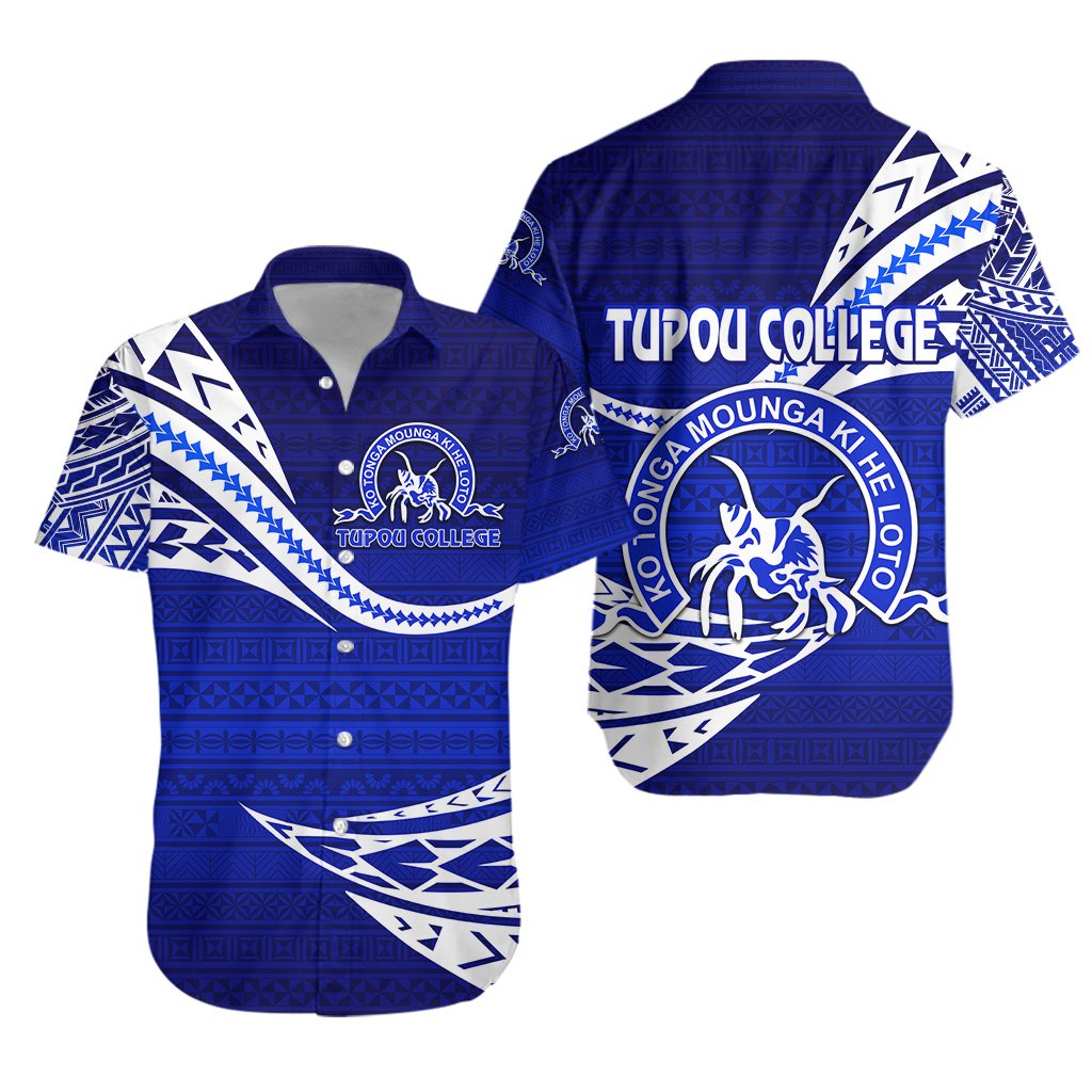 Kolisi Ko Tupou College Tonga Hawaiian Shirt Unique Version - Blue