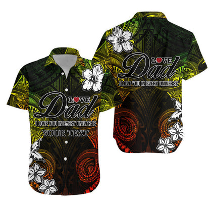(Custom Personalised) Matching Outfit For Couple Combo Dress And Shirt Polynesian Fathers Day I Love You In Every Universe Reggae