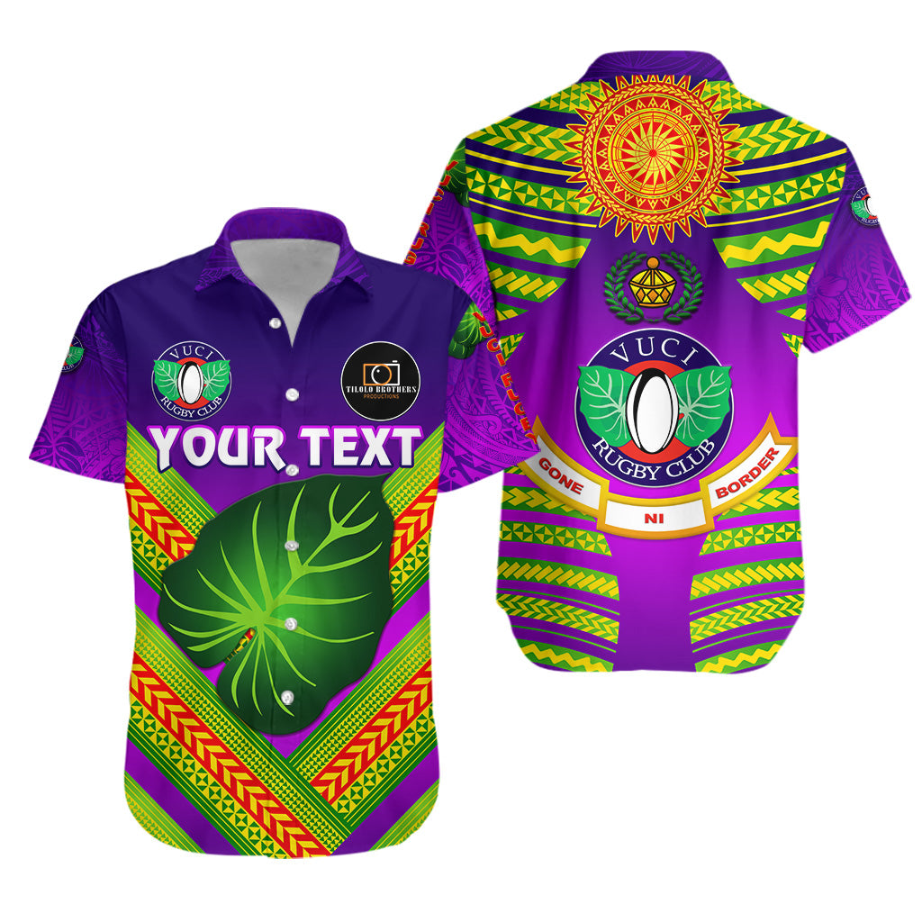 Custom Personalised Fiji Vuci Rugby Club Hawaiian Shirt Creative Style - Purple
