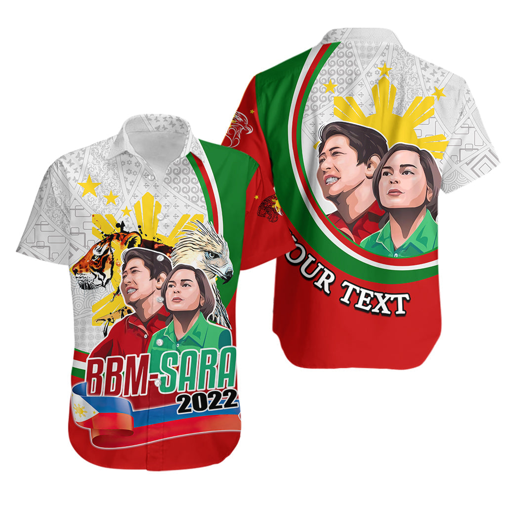 Custom Personalised Philippines Hawaiian Shirt BBM AND SARA Art Style