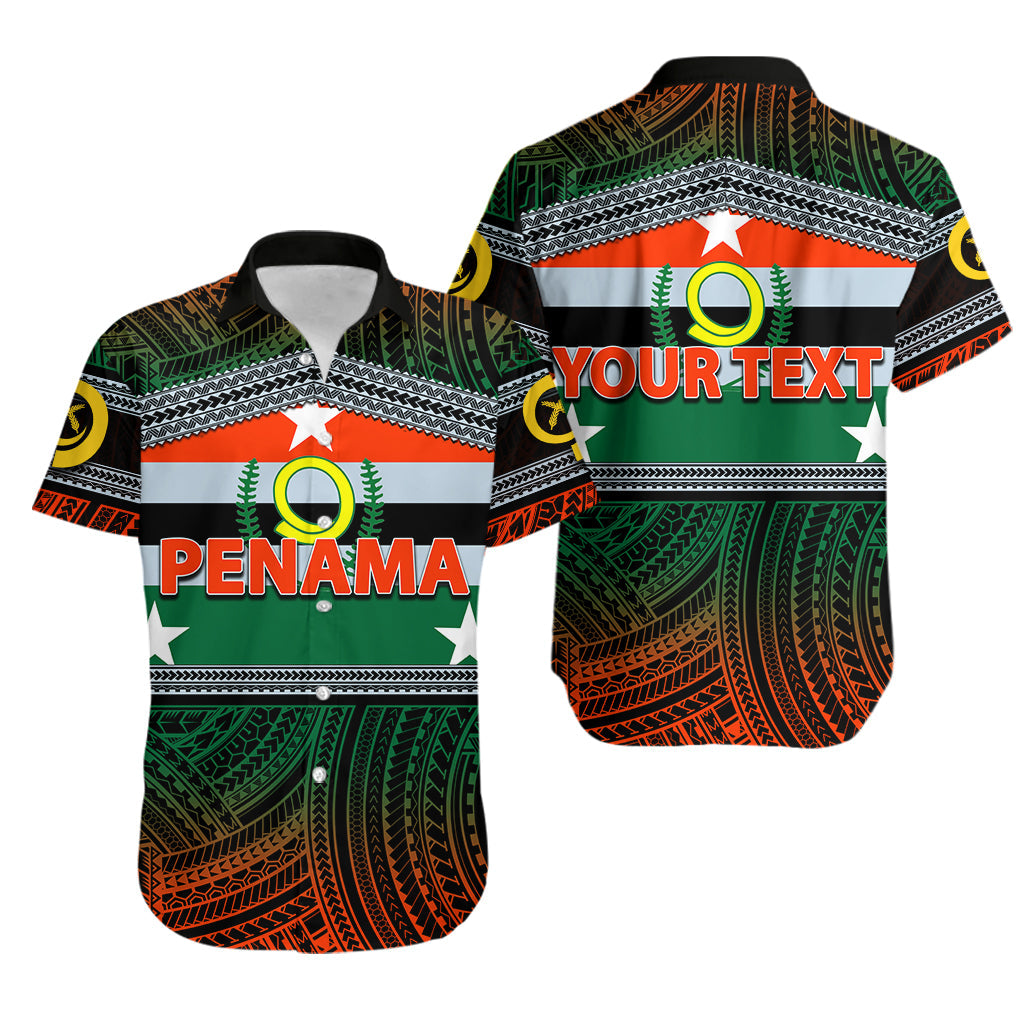 Custom PersonalisedPenama Province Hawaiian Shirt Of Vanuatu Polynesian Patterns