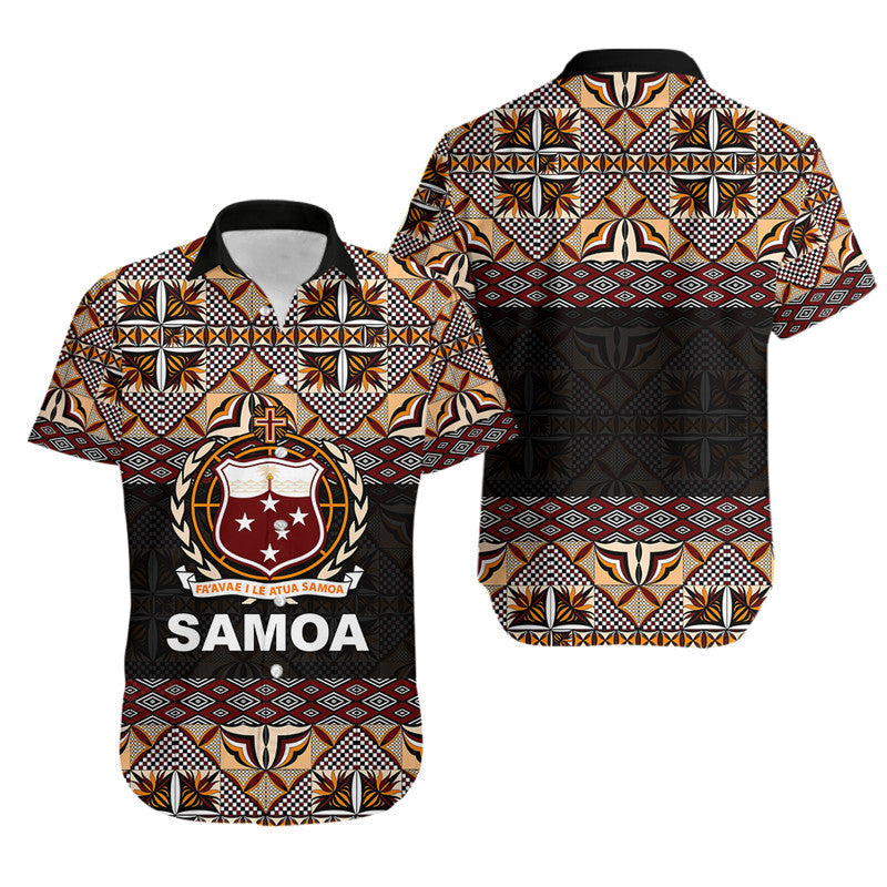 Samoa Hawaiian Shirt Siapo Patterns