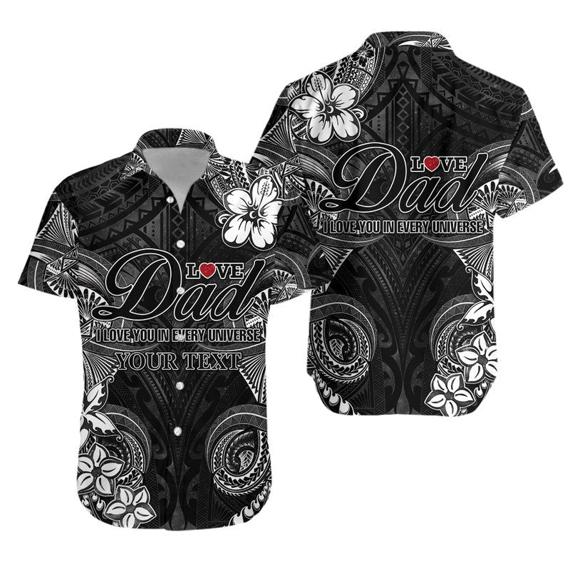 (Custom Personalised) Matching Outfit For Couple Combo Dress And Shirt Polynesian Fathers Day I Love You In Every Universe Black