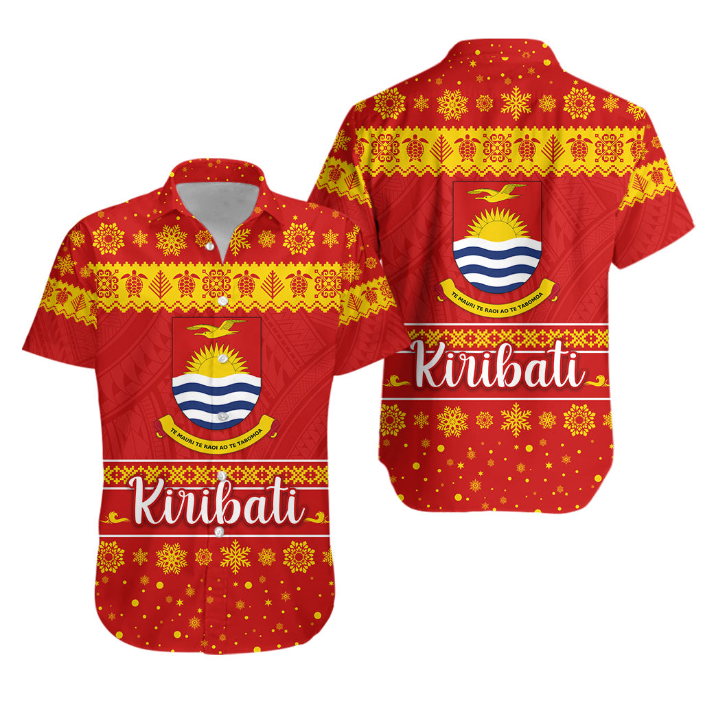 Kiribati Christmas Hawaiian Shirt Simple Style